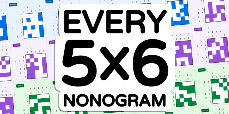 Every 5x6 Nonogram